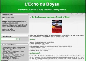 Echo du Boyau Pursuit of glory